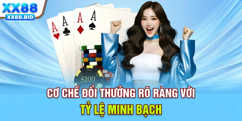 Cơ chế đổi thưởng rõ ràng với tỷ lệ minh bạch