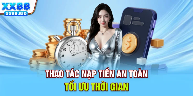 Thao tác nạp tiền an toàn tối ưu thời gian