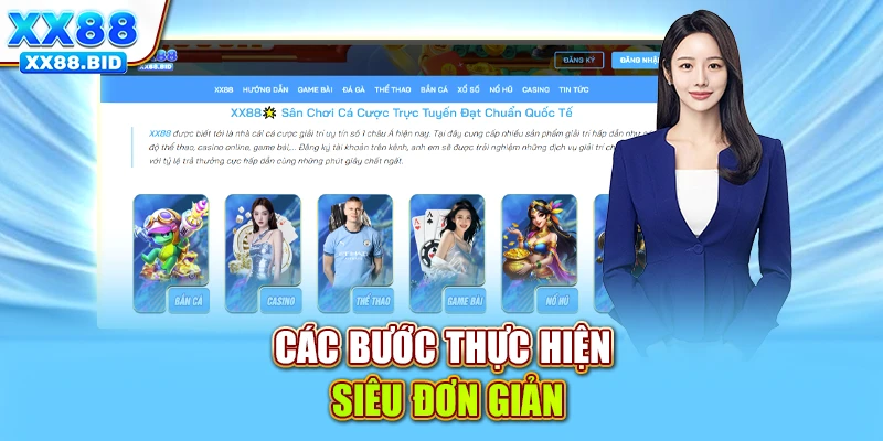Các bước thực hiện siêu đơn giản
