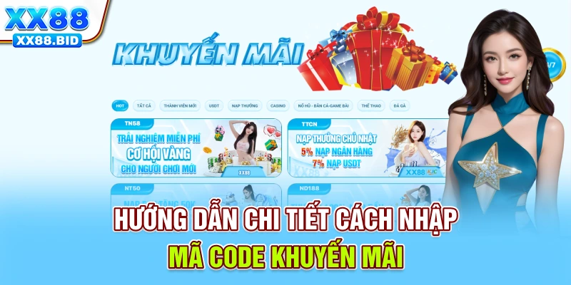 Hướng dẫn chi tiết cách nhập mã code khuyến mãi